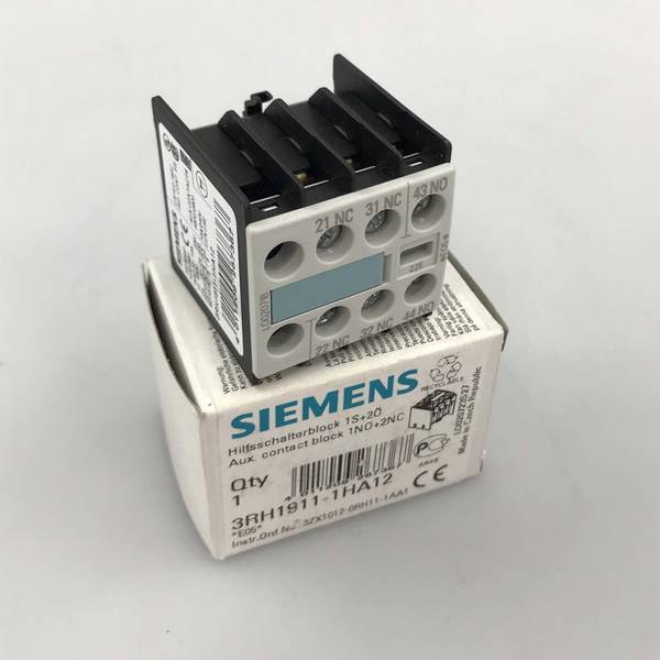 Siemens Hilfsschalterblock 3RH1911-1HA12 OVP