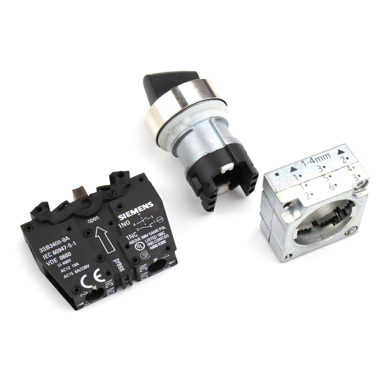 Siemens Knebelschalter 3SB3 601-2KA11 OVP-1