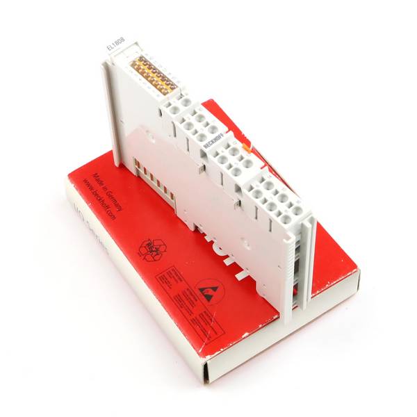 Beckhoff EL1808, EtherCAT-Klemme, 8-Kanal-Digital-Eingang, 24V DC, 3ms, 2-Leiteranschluss