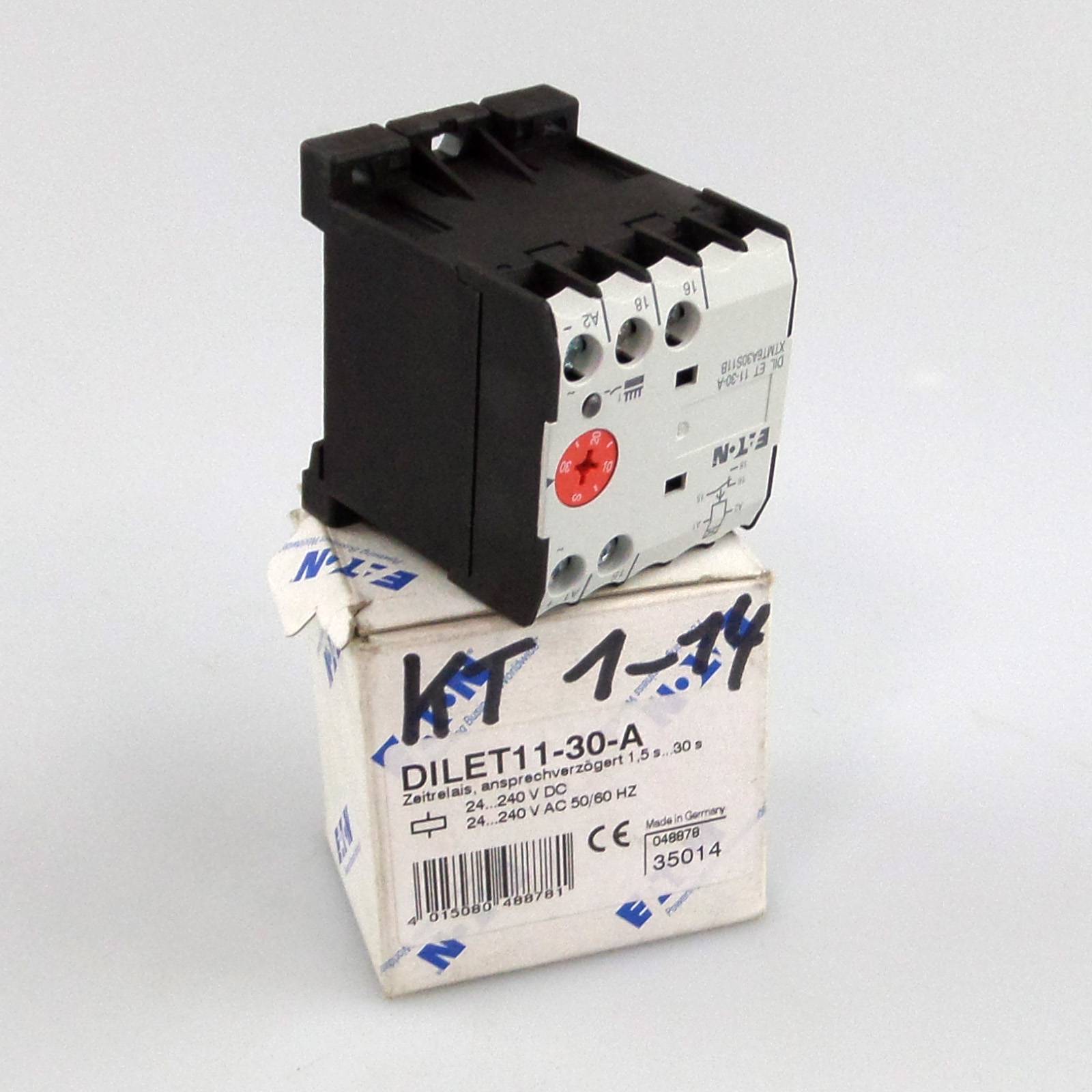 Eaton Zeitrelais DILET11-30-A 1,5-30s OVP
