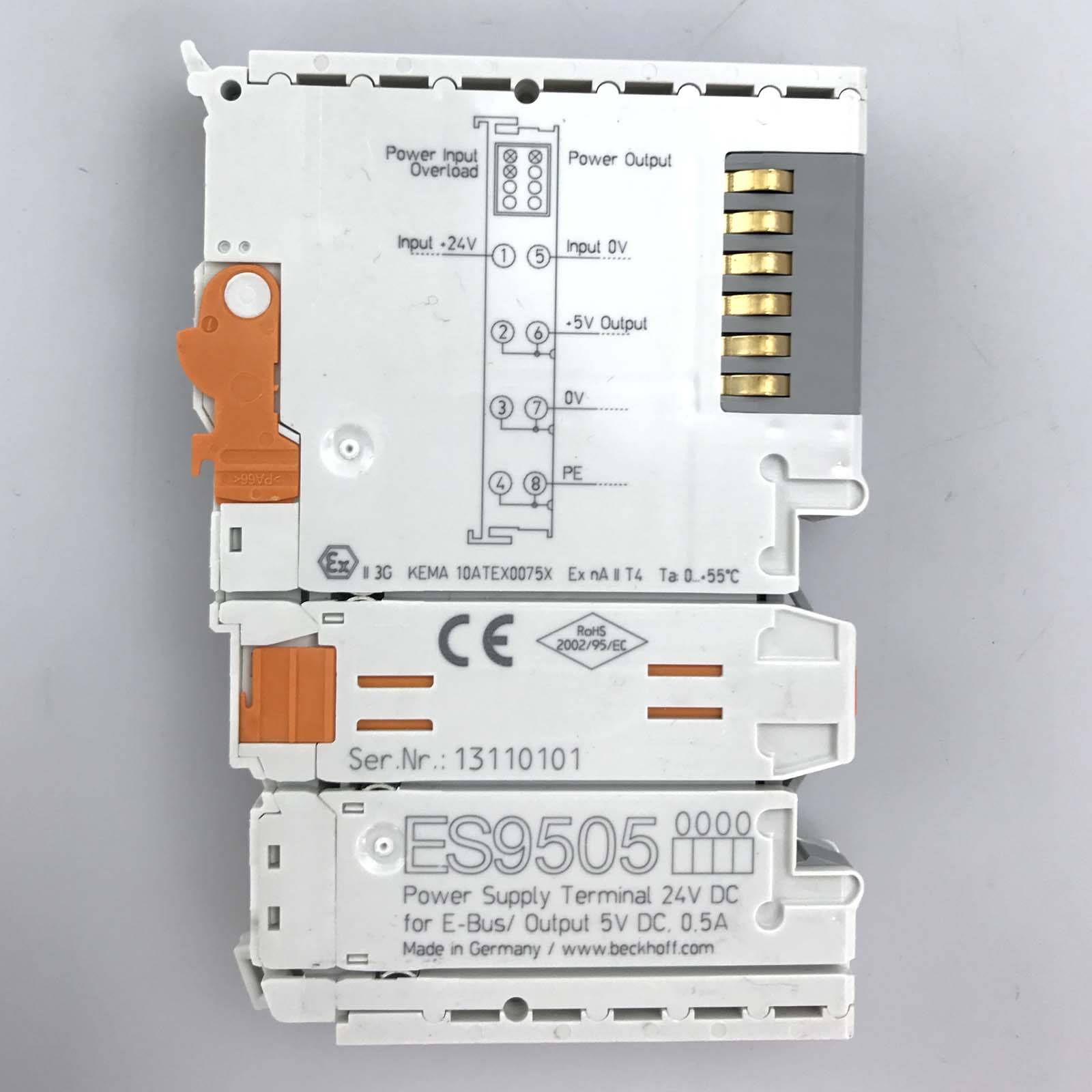 Beckhoff Netzteilklemme ES9505 OVP-2