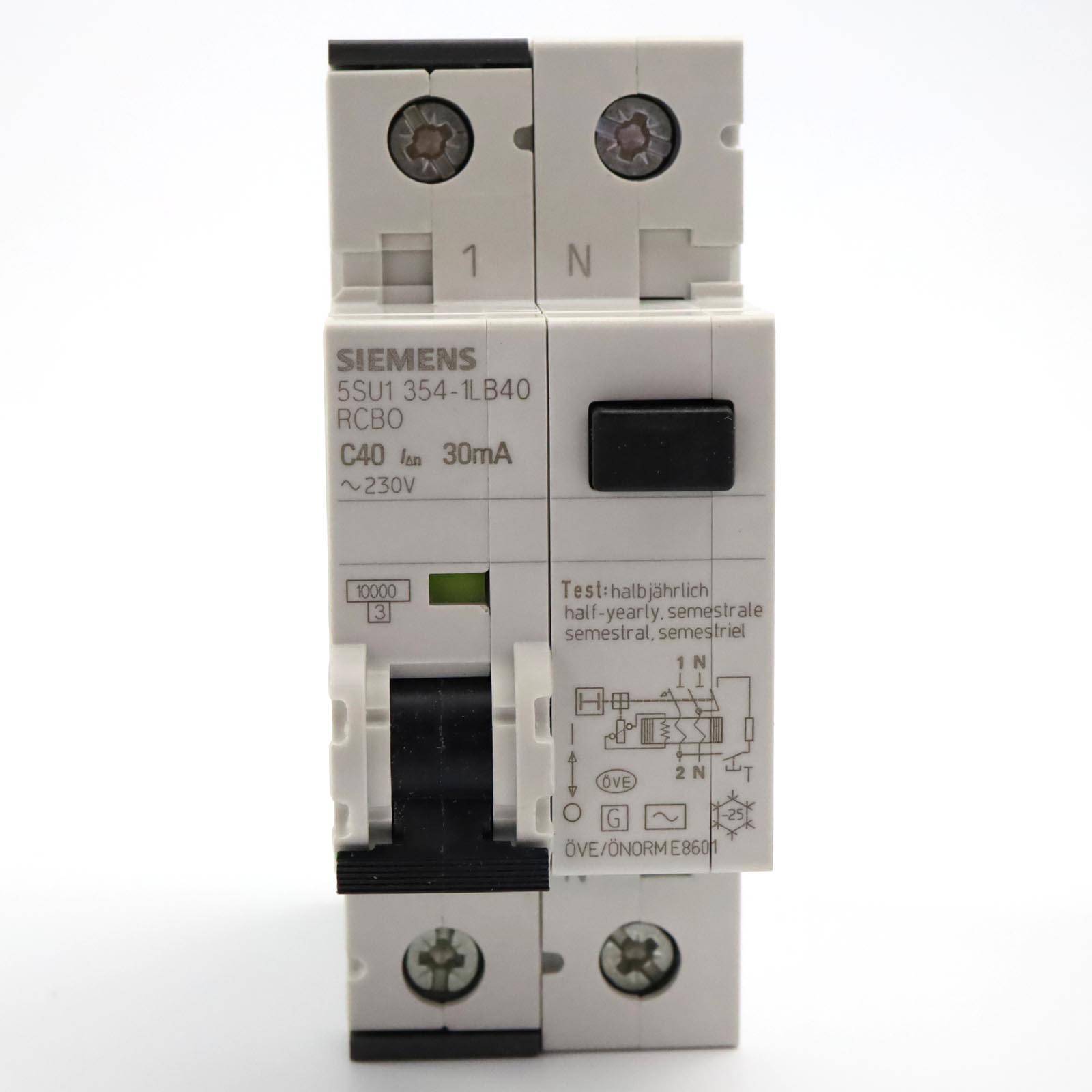 Siemens 5SU13541LB40 Leitungsschutzschalter 40 A 0.03 A 230 V-2