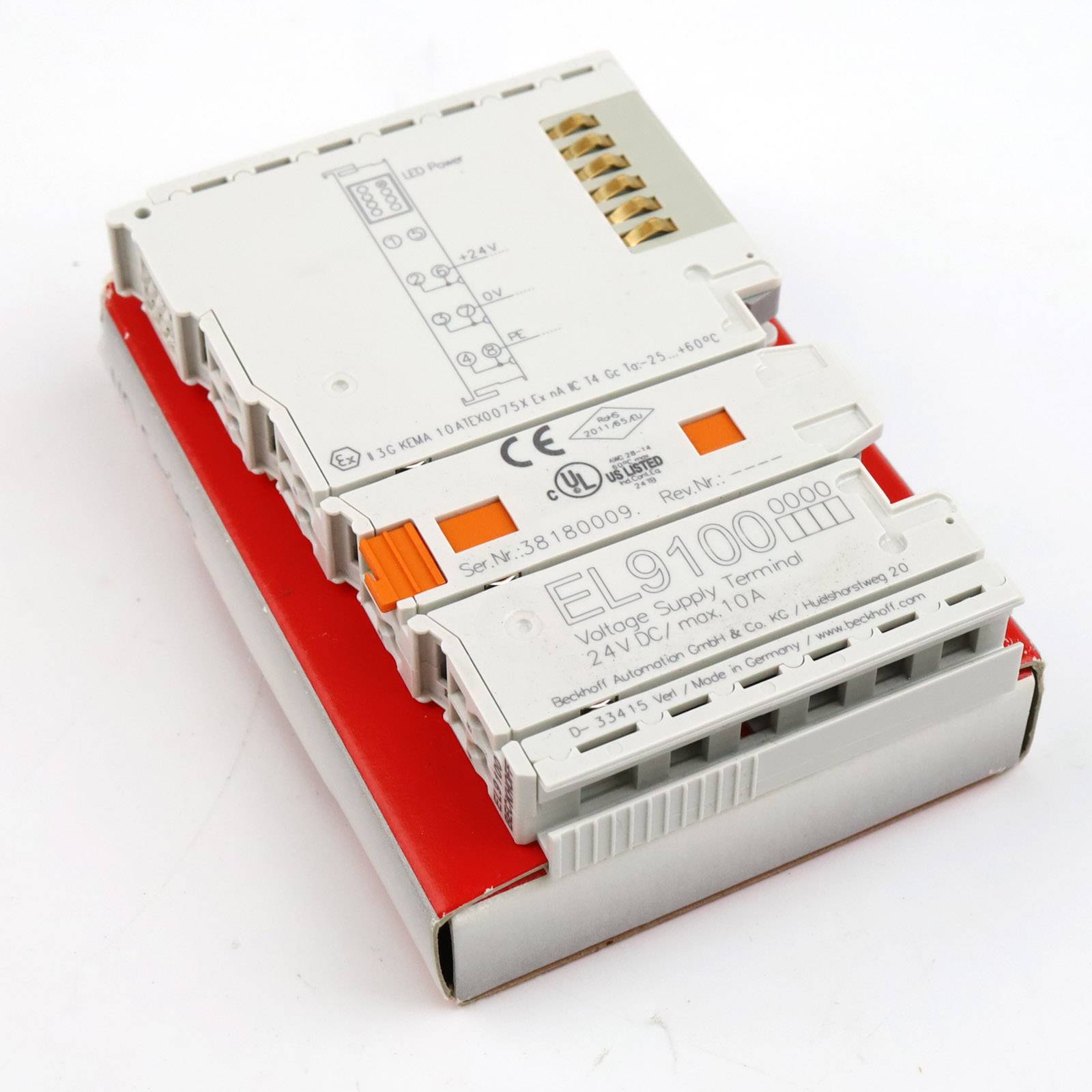 Beckhoff Potenzialeinspeiseklemme EL9100 OVP-1