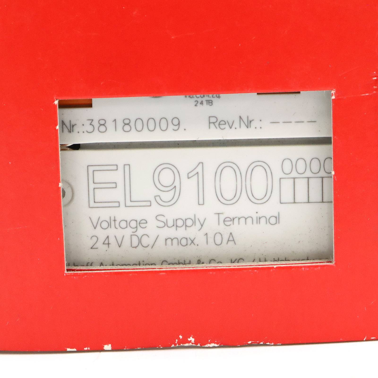 Beckhoff Potenzialeinspeiseklemme EL9100 OVP-2
