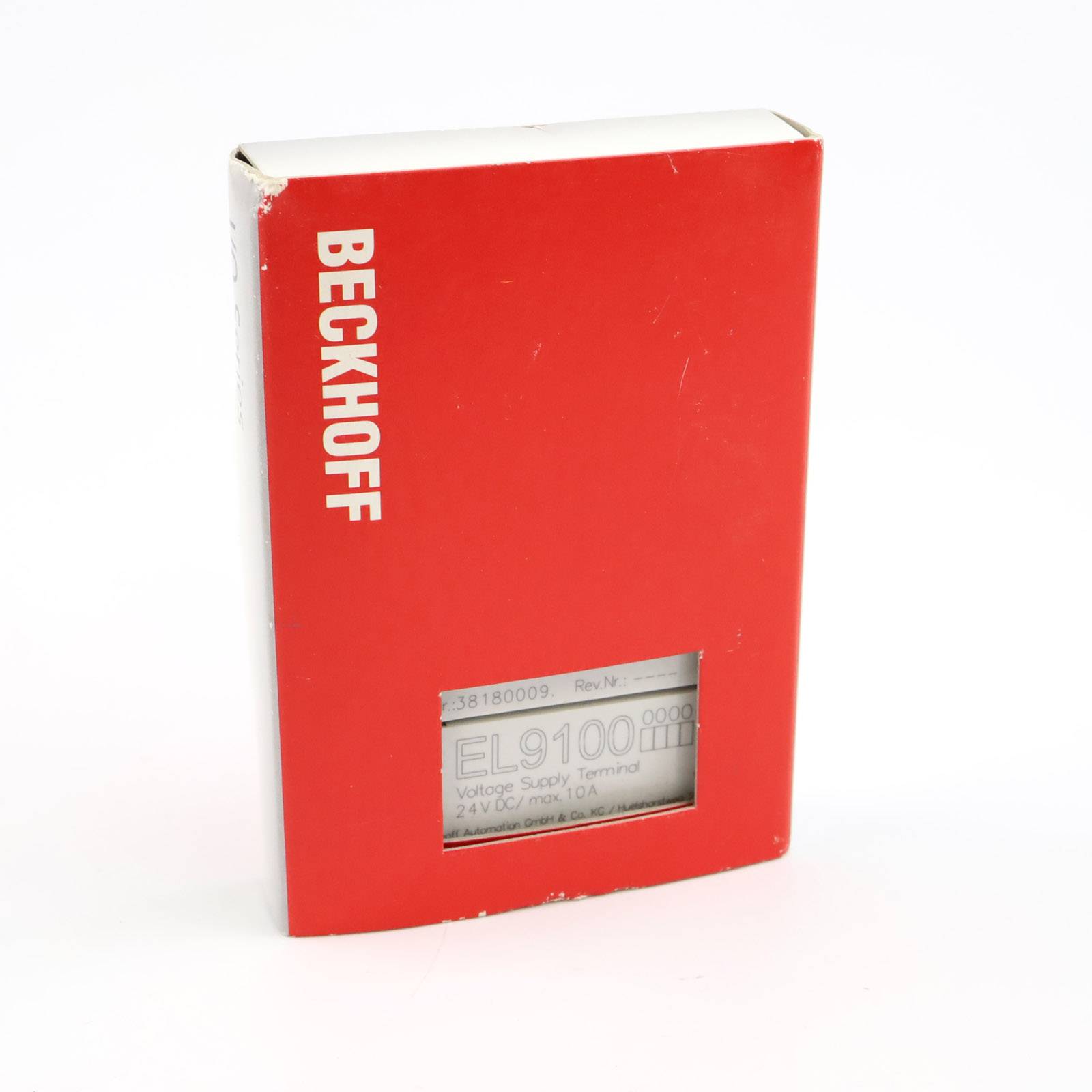 Beckhoff Potenzialeinspeiseklemme EL9100 OVP-0