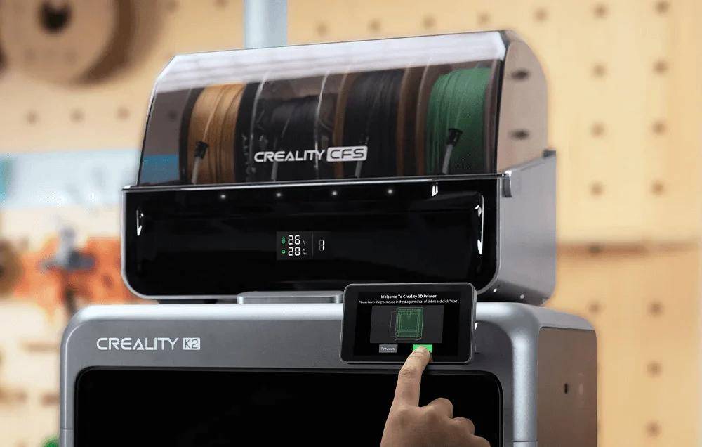 Creality K2 Pro Combo 3D-Drucker, 300x300x300mm, Multicolor, 600 mm/s, Kammerheizung-3