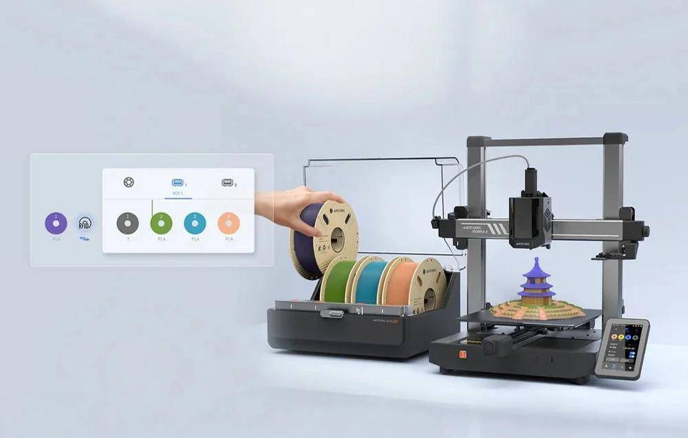 Anycubic PLA Filament, 1,75mm, 1kg - Farbton: weiß-4