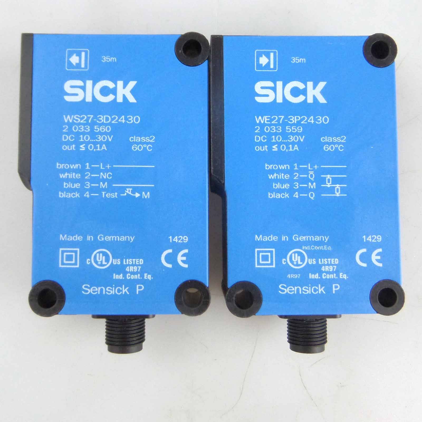 SICK Einweg-Lichtschranke WSE27-3P2430 1027790 OVP-1