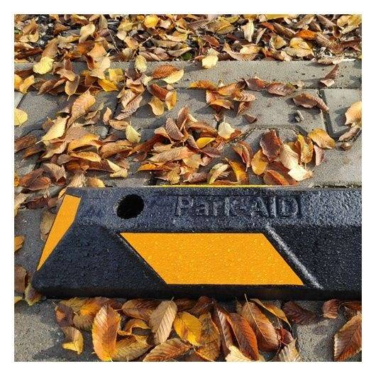 Radstopp Park-AID®, Recyclinggummi, schwarz/gelb, Länge 1200 mm-4