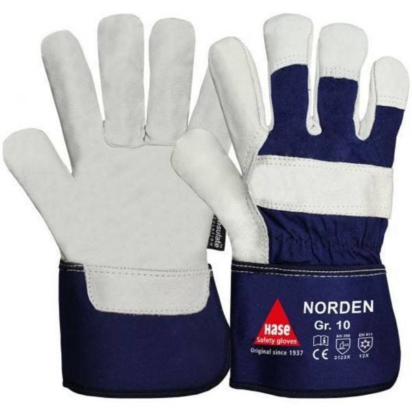 Hase Winterhandschuhe Norden, Größe 8, 6 Paar