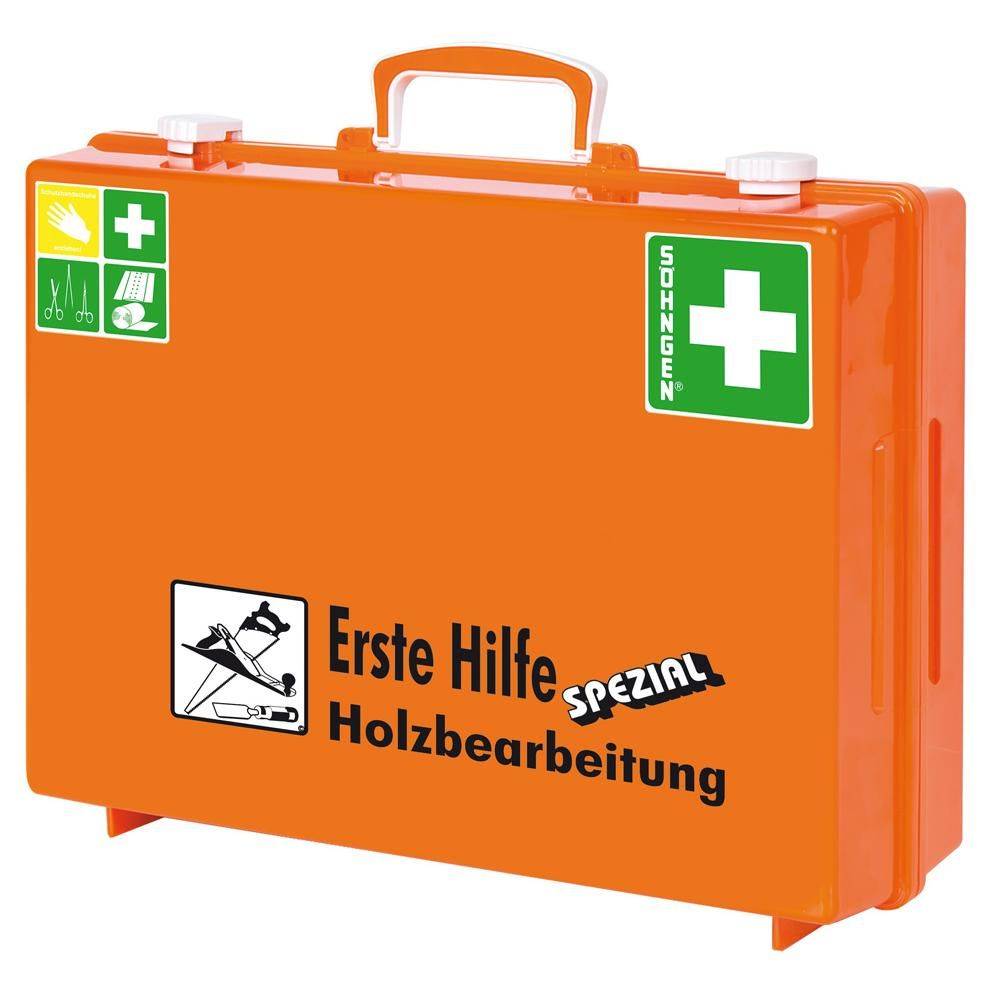 Verbandskoffer Erste Hilfe Beruf Spezial Holzbearbeitung-1