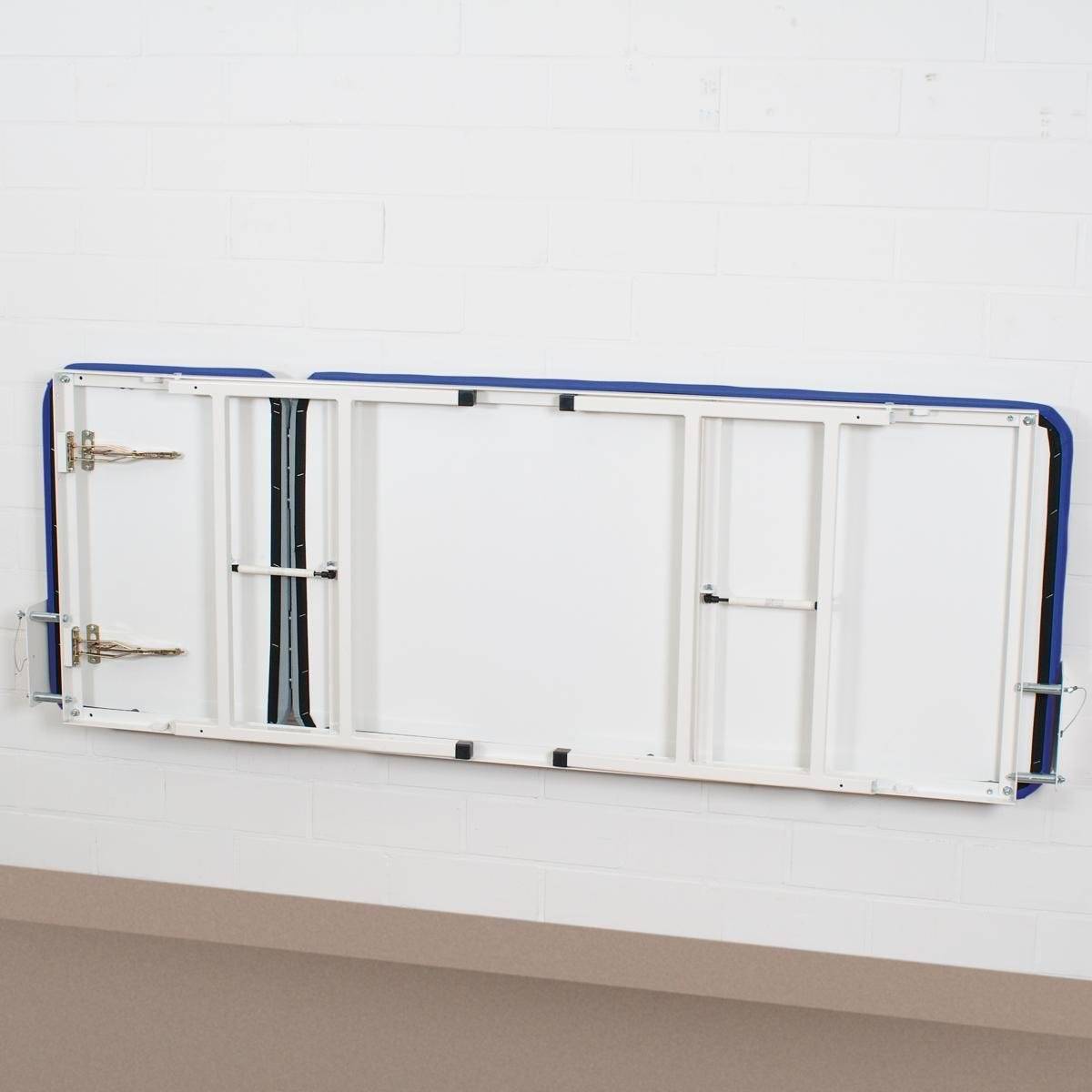 Wandklappliege, Liegefläche 2-teilig, dunkelbau-1