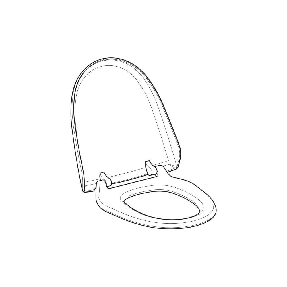 Geberit WC-Sitz und Deckel AC8000/8000 plus weiss, 1 Stk.-2