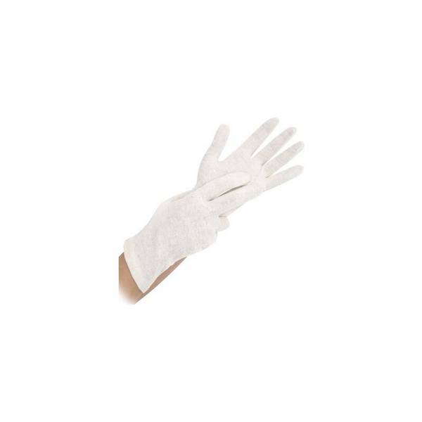 HYGOSTAR Baumwoll-Handschuh Nature, M, natur