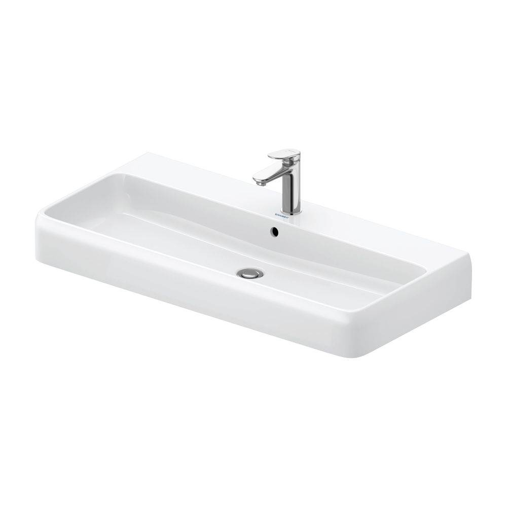 Duravit Aufsatzwaschtisch QATEGO 1000x470mm geschli m ÜL 1 HL HG weiß