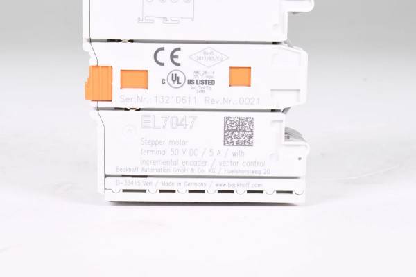 BECKHOFF EL7047 (Schrittmotorklemme mit Inkremental-Encoder, 50 V DC, 5 A)-1