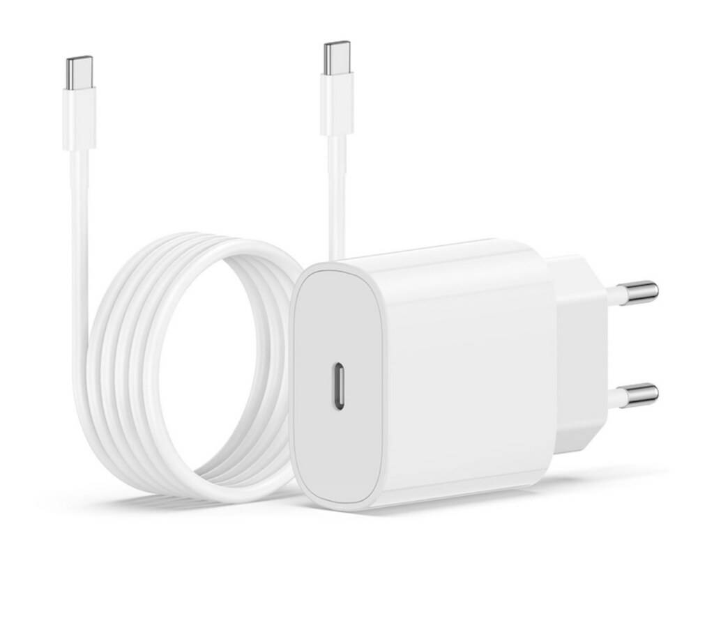 USB-C Schnellladegerät (20 W) mit USB-C-Kabel (100cm)-0