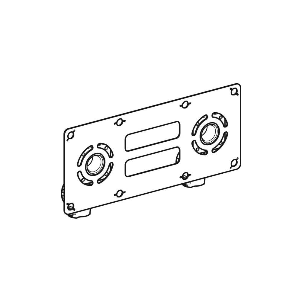 Geberit FlowFit Set Anschlusswinkel 90 Grad zweifach, D 16mm, Rp 1/2", L1 4,7cm, AD 15cm, Rotguss bleifrei-2