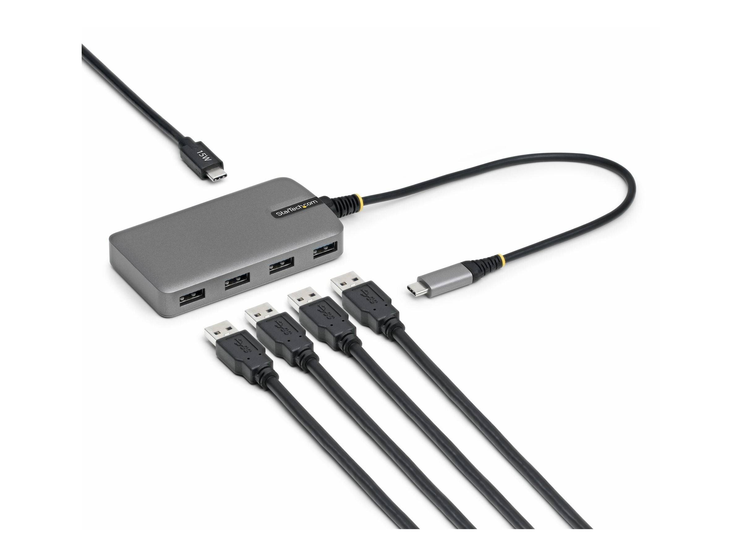 StarTech.com Hub - 4 x USB 3.2 Gen 1 + 1 x-1