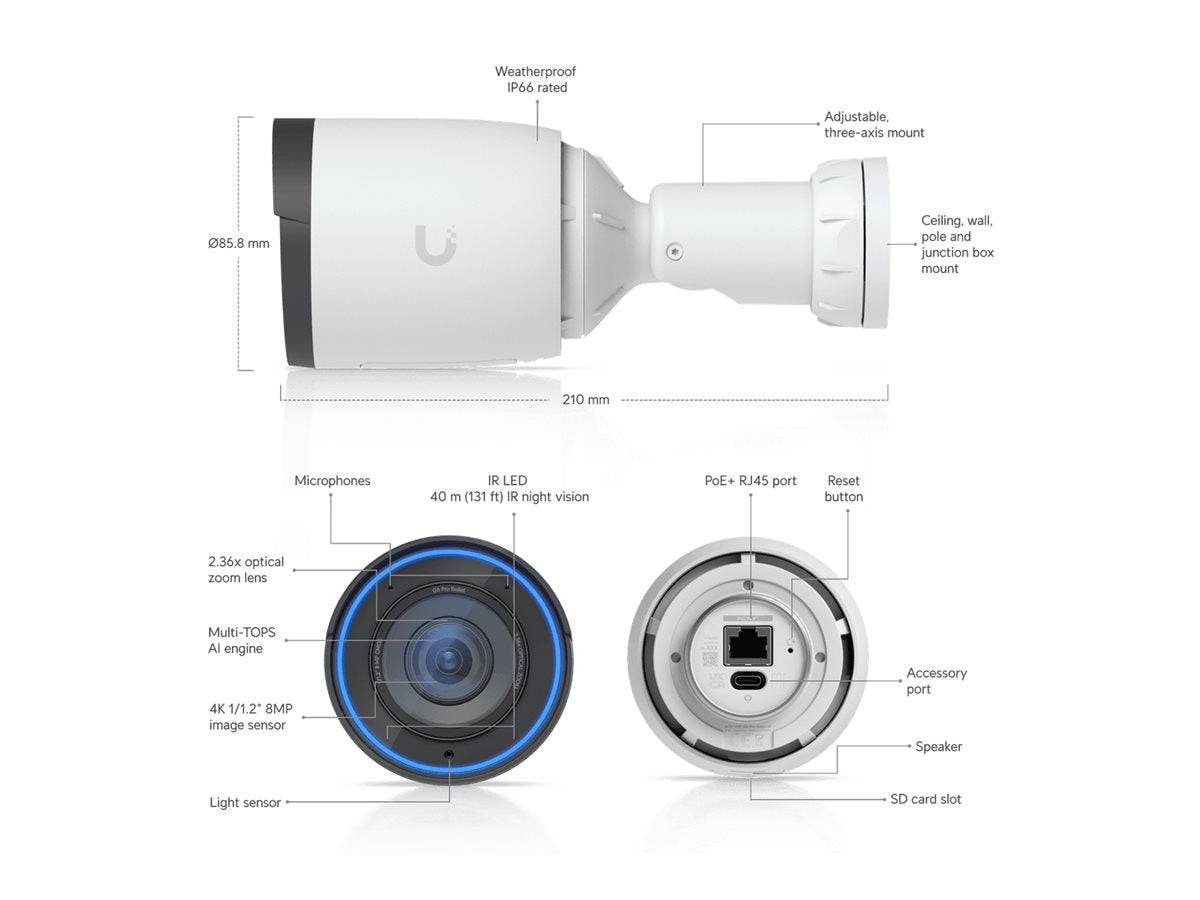 Ubiquiti G6 Pro Bullet Netzwerk Netzwerkkameras-1