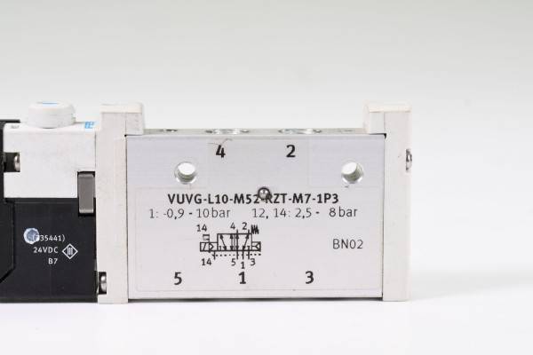 FESTO, 566482, VUVG-L10-M52-RZT-M7-1P3, Magnetventil-1