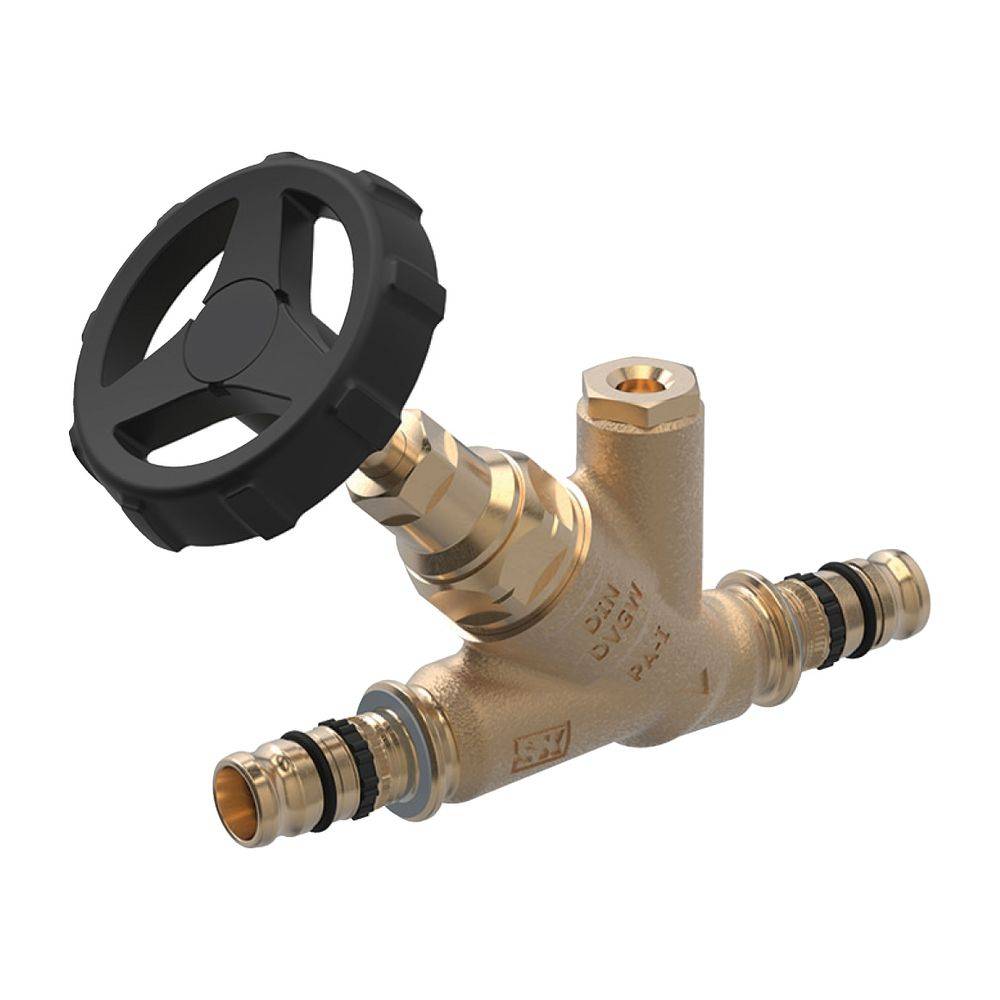 Geberit GE Mepla, Schrägsitz-Absperrventil, RG, d50mm, 1 Stk.-1