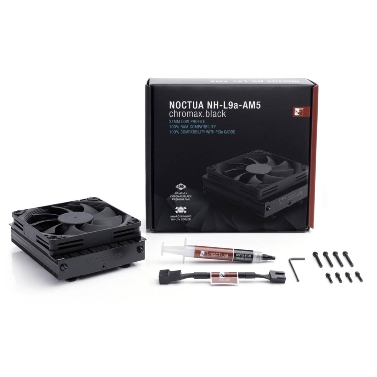 Noctua CPU-Kühler NH-L9a-AM5 chromax.black - CPU-Kühler - 23,6 dB-3