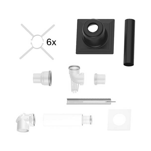 Bosch Grundbausatz FC-Set-80-C93x oben, D 80/125-110mm, Kunststoff