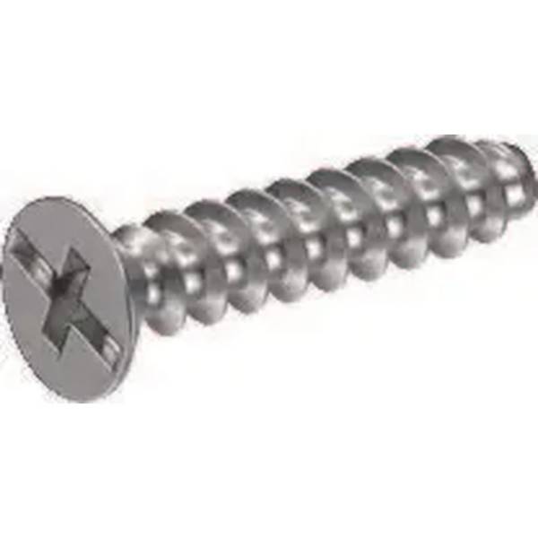 F-tronic Geräteschraube 3,2 × 25 mm Kombi/Kreuzschlitz Stahl, 1 Stk.