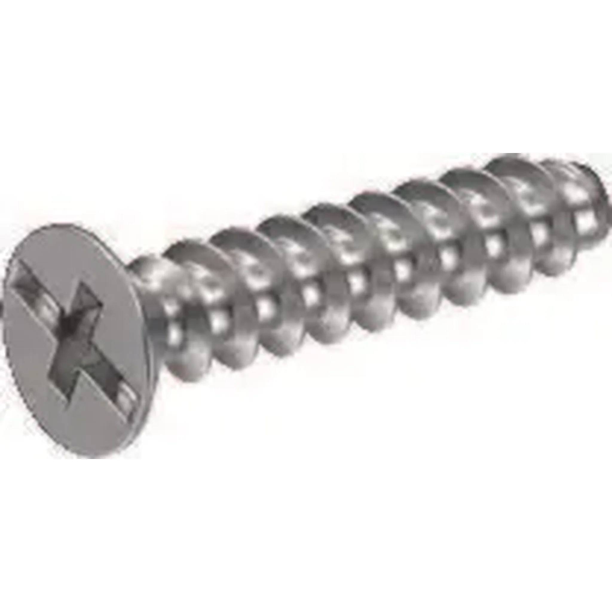 F-tronic Geräteschraube 3,2 × 25 mm Kombi/Kreuzschlitz Stahl, 1 Stk.-0