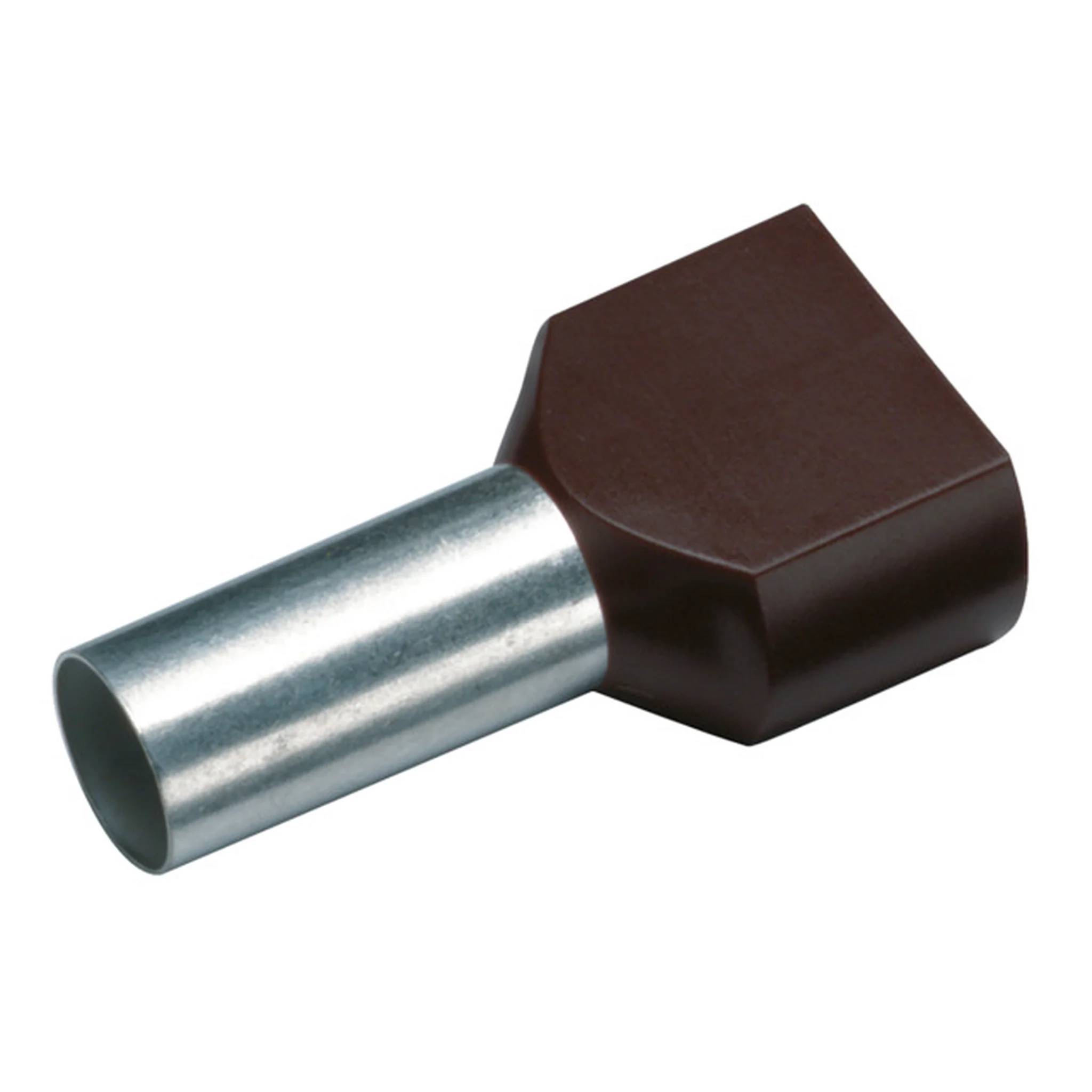 Cimco Werkzeuge Isol. Twin-Aderendhülse 2x1,5qmmx 8mm 187707 1,5 mm², 8 mm, 16 mm-0