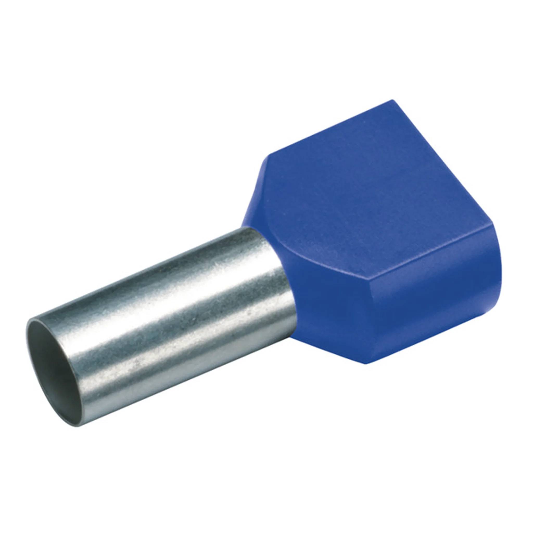 Cimco Werkzeuge Isol. Twin-Aderendhülse 2x16qmmx 14mm, blau 187714 16 mm², 14 mm, 30 mm-0