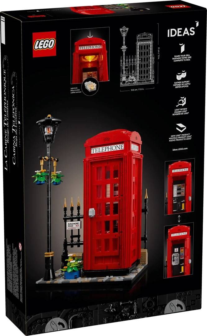 Lego ® Ideas 21347 Rote Londoner Telefonzelle 21347-1
