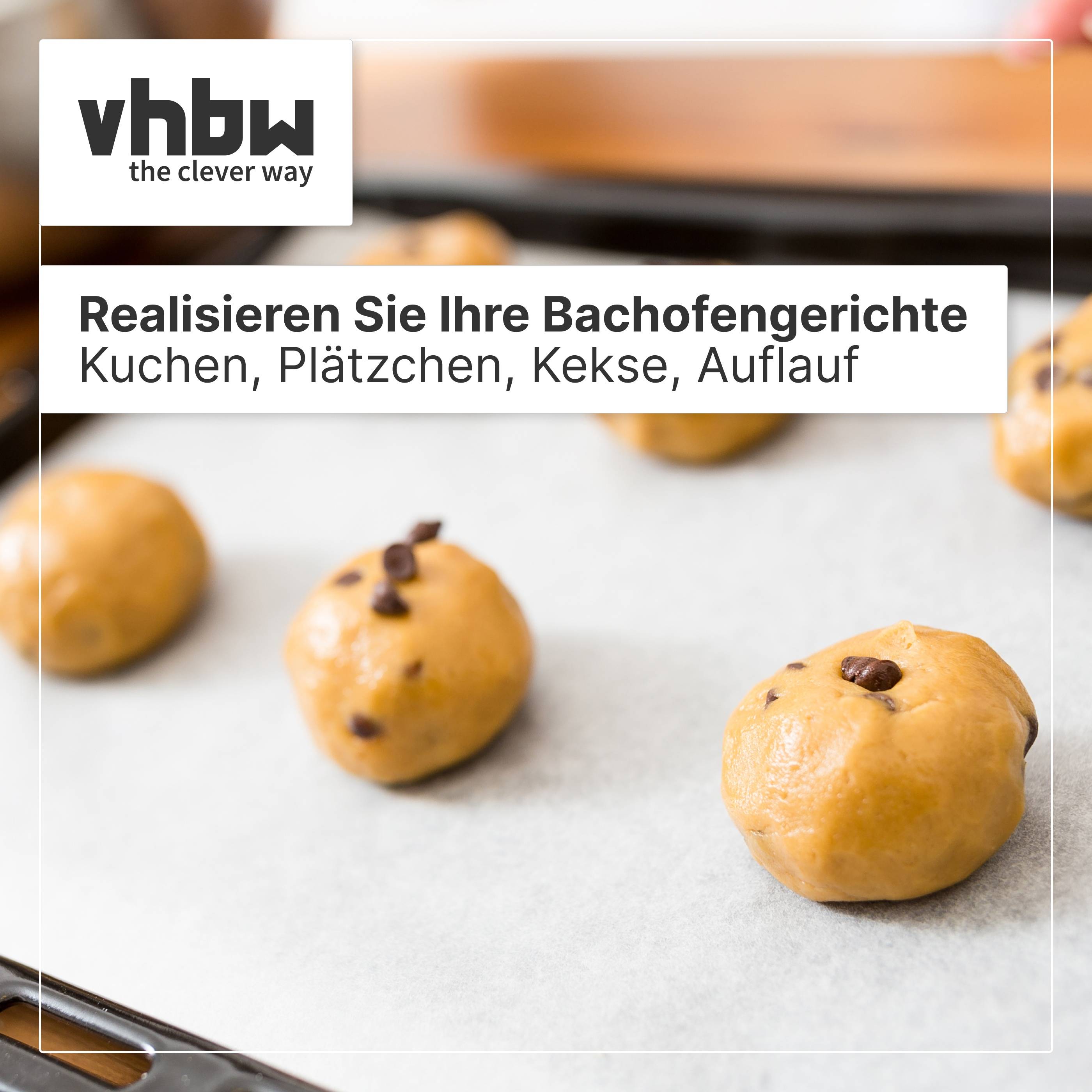 vhbw Backblech kompatibel mit Constructa CH821320V/08 | CH821320V/07, CH821320V/06, CH821320V/10, CH821320V/09 Backofen-3