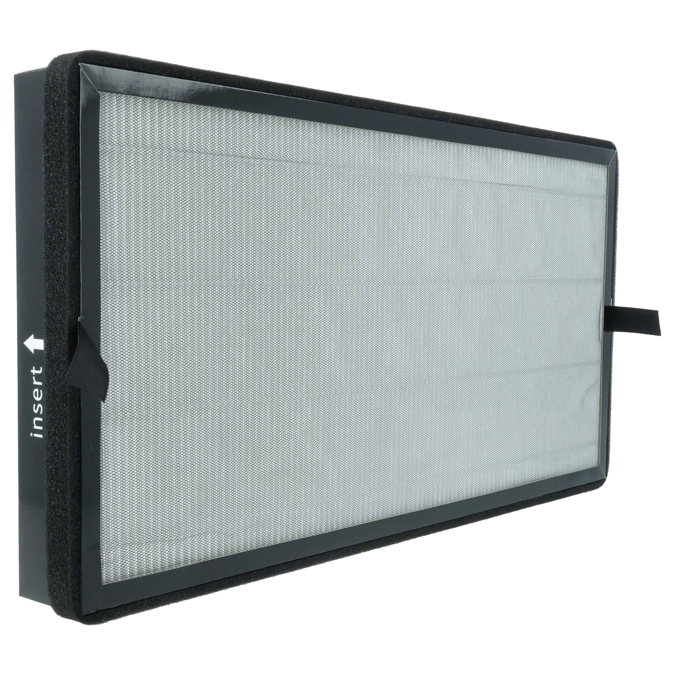 vhbw 6x Aktivkohlefilter kompatibel mit Kärcher AF 50 Luftreiniger | H13 Luftfilter Schwarz-1