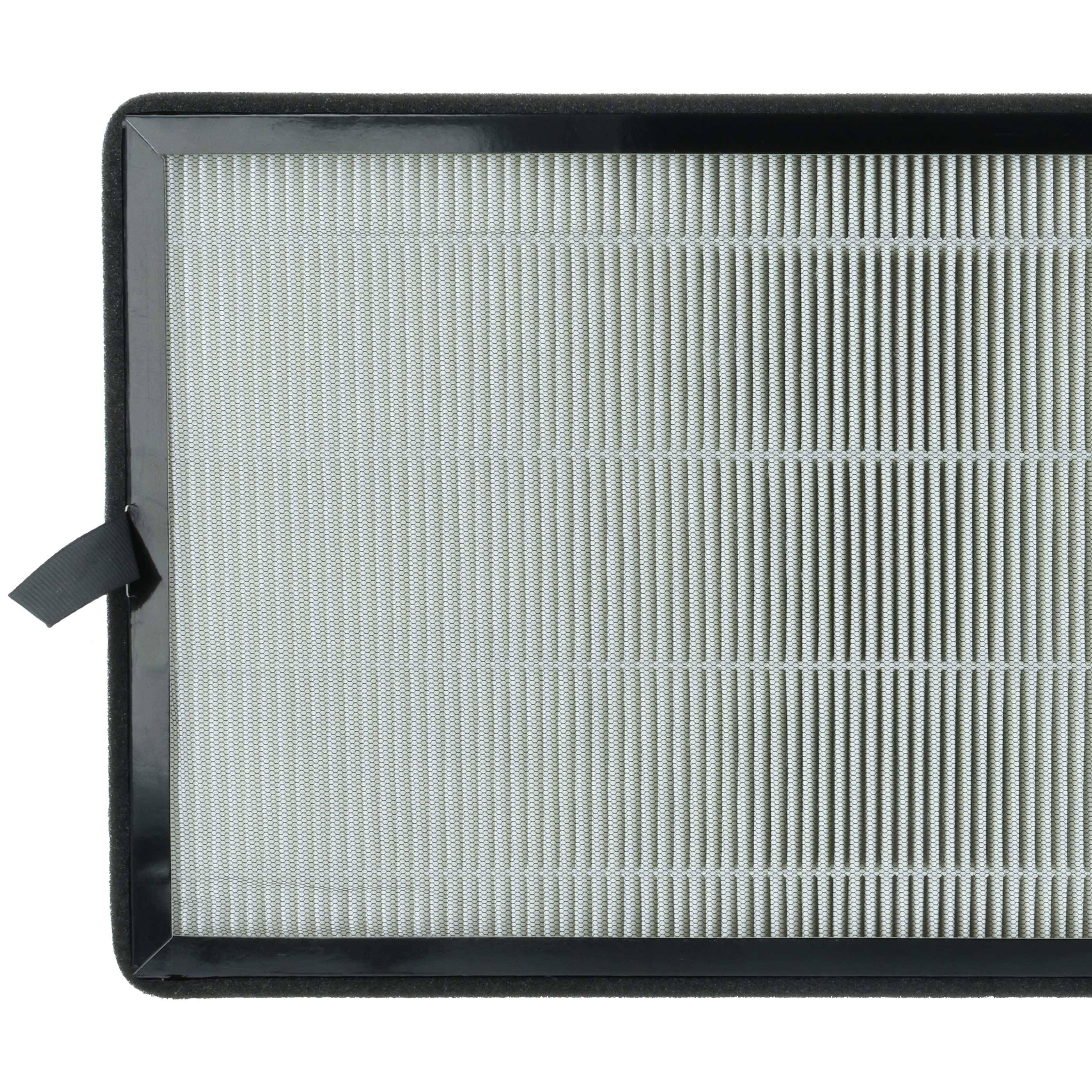 vhbw 6x Aktivkohlefilter kompatibel mit Kärcher AF 50 Luftreiniger | H13 Luftfilter Schwarz-3