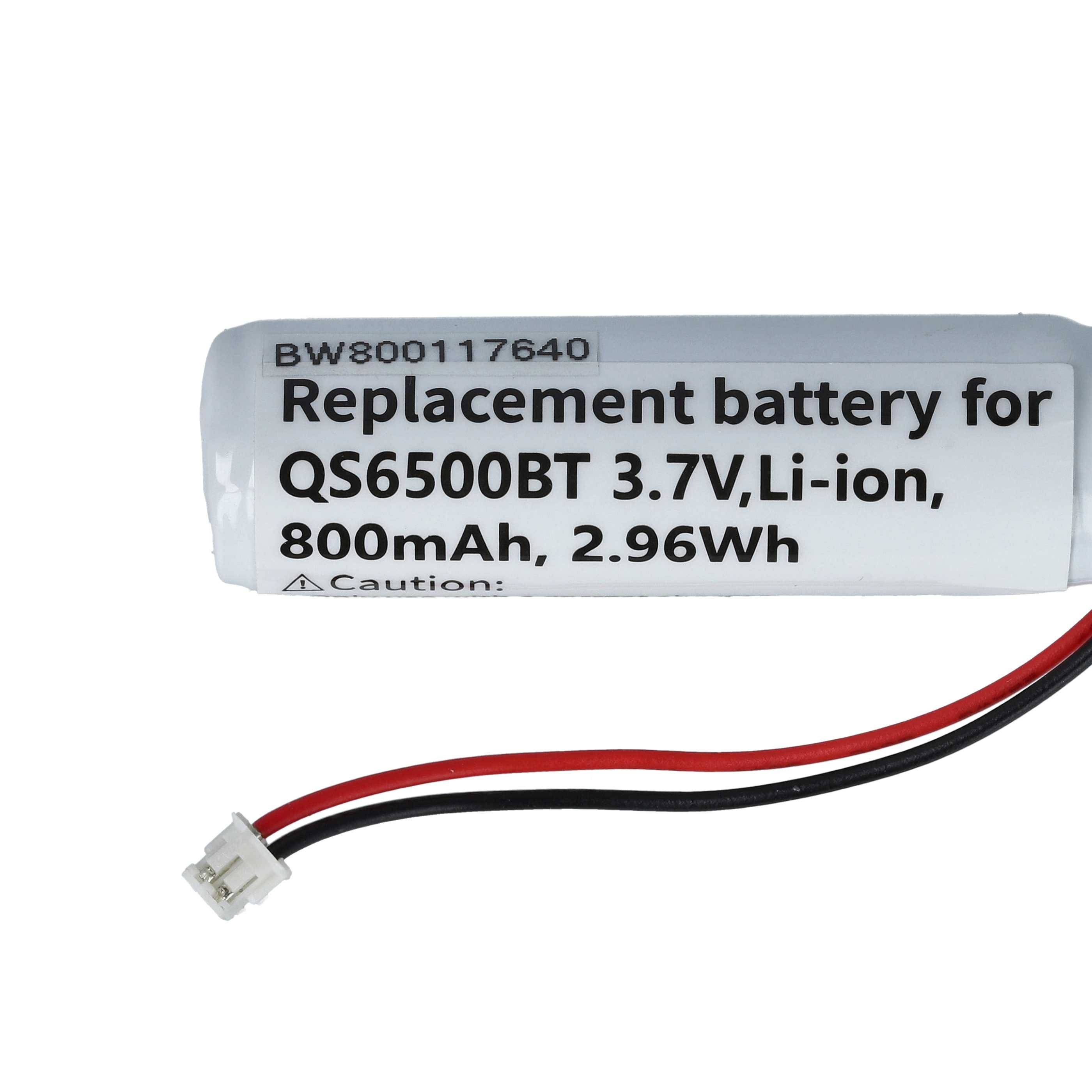 vhbw 5x Akku Ersatz für Datalogic 10-4765 | EP0906, 5-3112 für Barcodescanner POS (800 mAh, 3,7 V, Li-Ion)-3
