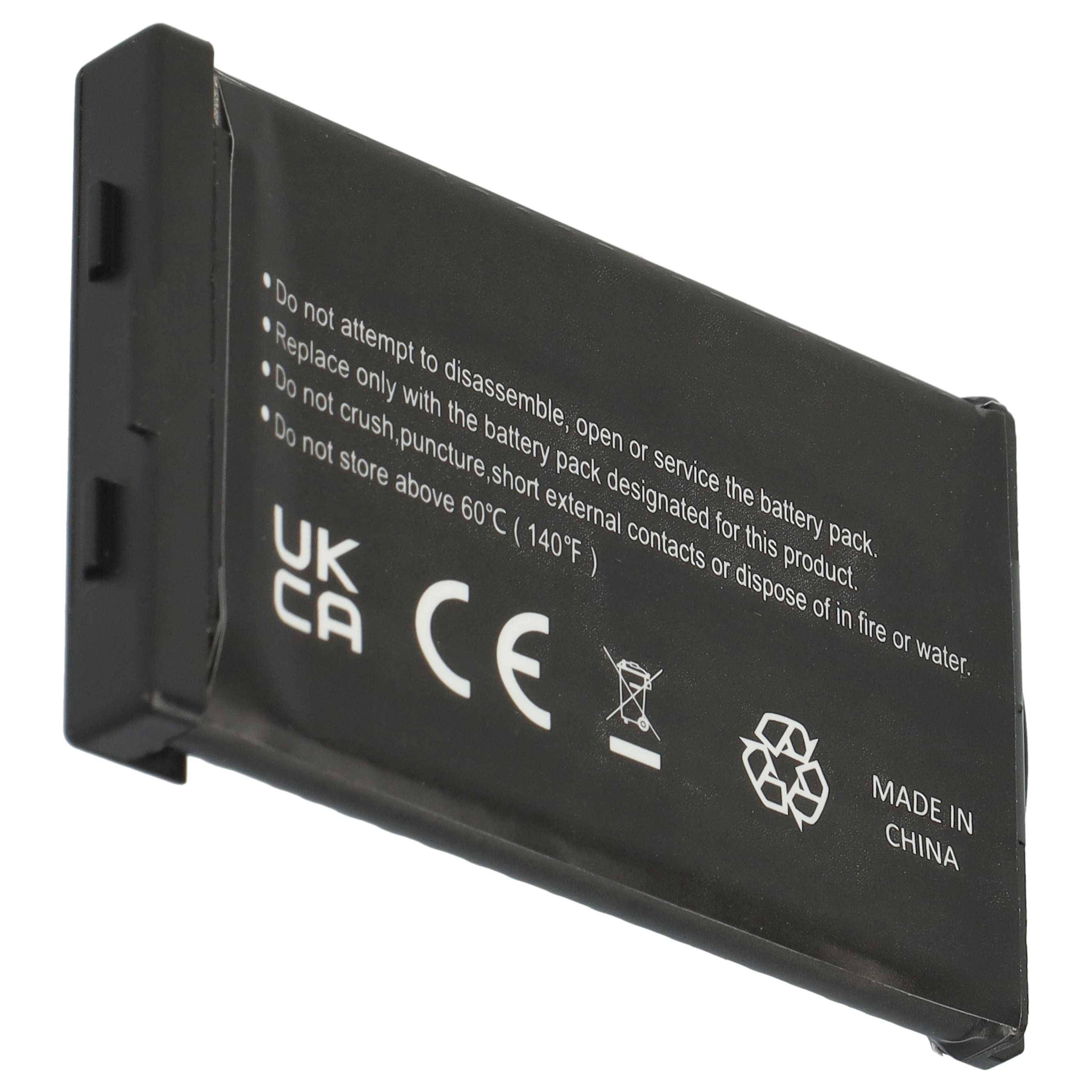 vhbw 5x Akku kompatibel mit Mitel 650d | 650c, 632dt schnurlos Festnetz Telefon (800 mAh, 3,7 V, Li-Ion)-2