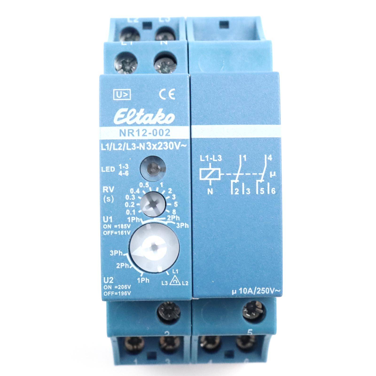 Eltako Netzüberwachungsrelais NR12-002-3x230V 22002330 OVP-1