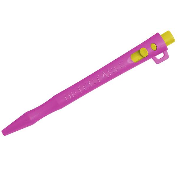 Detectable HD Retractable Pens - Tinte mit feiner Spitze (50er-Pack) - blauer Stift - Schlüsselband