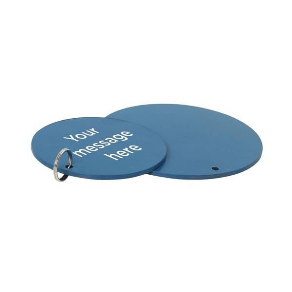 Erkennbare kreisförmige Identifizierungsetiketten-Kleine 85 mm 3,34 Zoll Durchmesser x 2,8 0,11