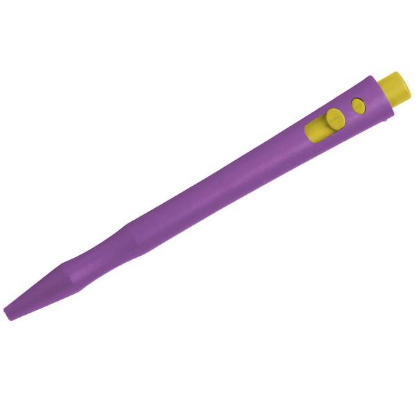 Detectable HD Retractable Pens - Tinte mit feiner Spitze (50er Pack) - schwarz-lila - ohne Clip