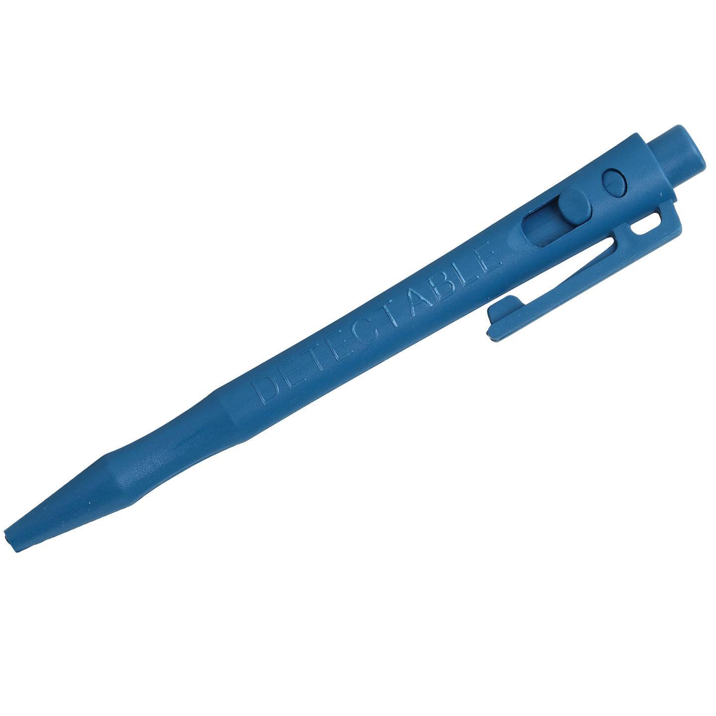 Detectable HD Druckkugelschreiber - Standardtinte (50er-Pack) - Blau-Blau-Clip-0