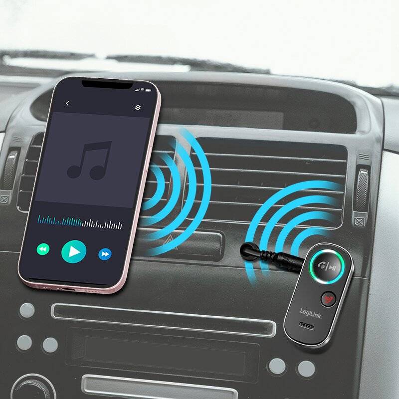 Bluetooth 5.4 3D-Audioempfänger schwarz - Bluetooth-Adapter - Bluetooth 5-2