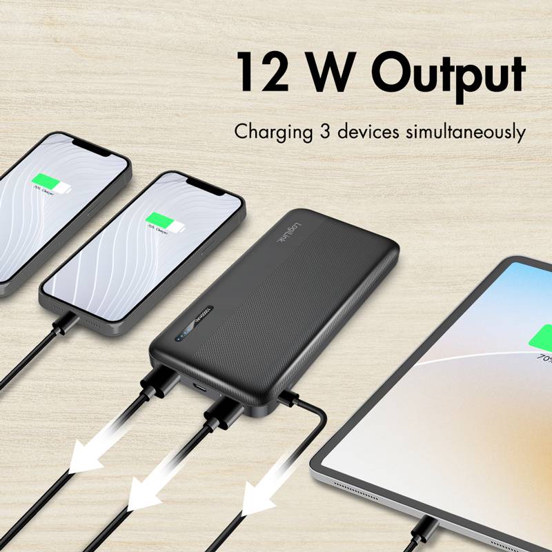 PA0338RF, 10000 mAh, 12 W, Schwarz-4