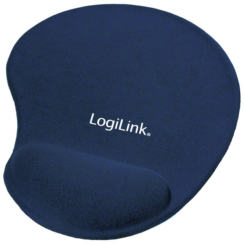 LogiLink Gel Handgelenkauflage mit Maus Pad, blau-3