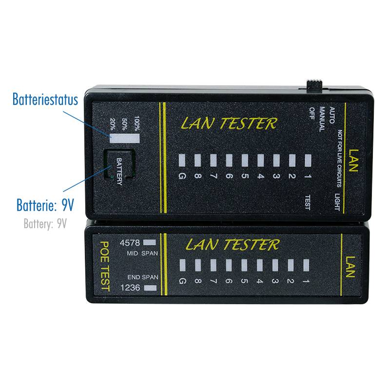 LOGILINK Netzwerk-Kabeltester WZ0080-4