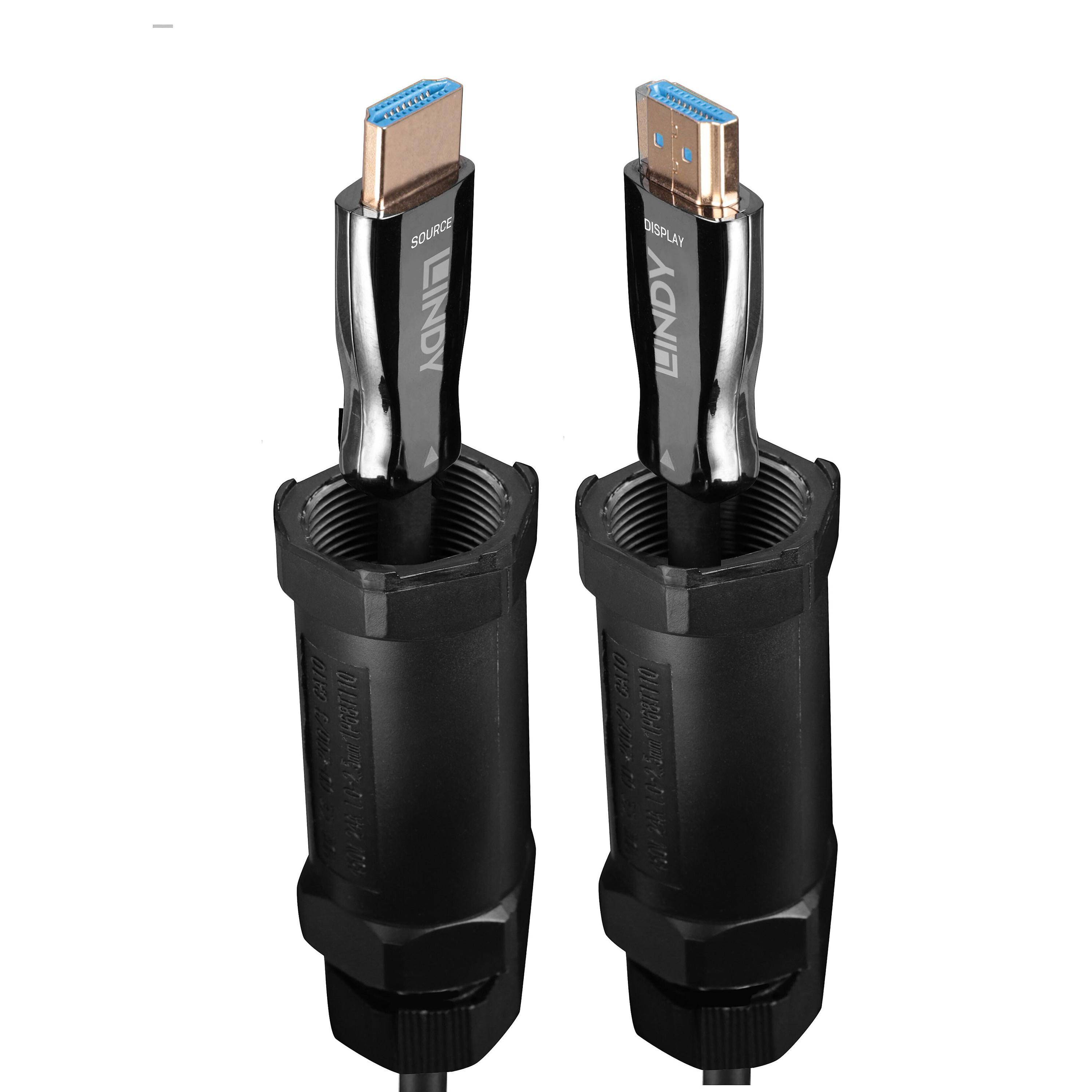 Lindy HDMI-Kabel - HDMI männlich zu HDMI männlich - 10 m - Hybrid Kupfer/Kohlefaser - Schwarz - 8K60Hz (7680 x 4320)-3