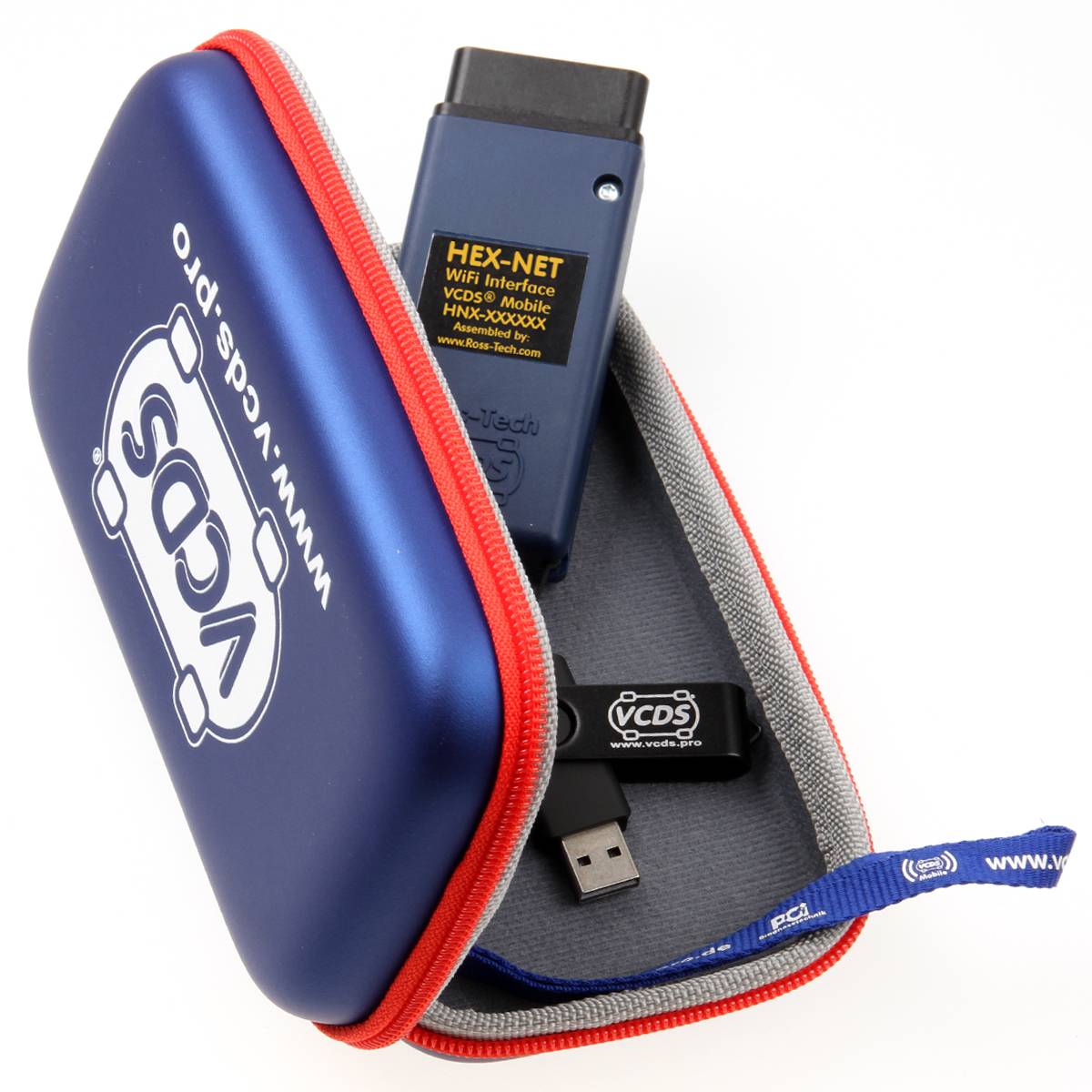 VCDS® HEX-NET Basiskit Professional, Soft Case (WIFI) Diagnosegerät für VW, Audi, Seat, Skoda, Cupra