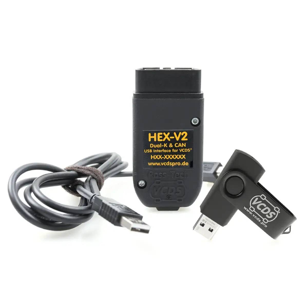 VCDS® VCDS HEX-V2® Basiskit Enthusiast 10 VIN, Soft Case (USB) Diagnosegerät für VW, Audi, Seat, Skoda, Cupra-2